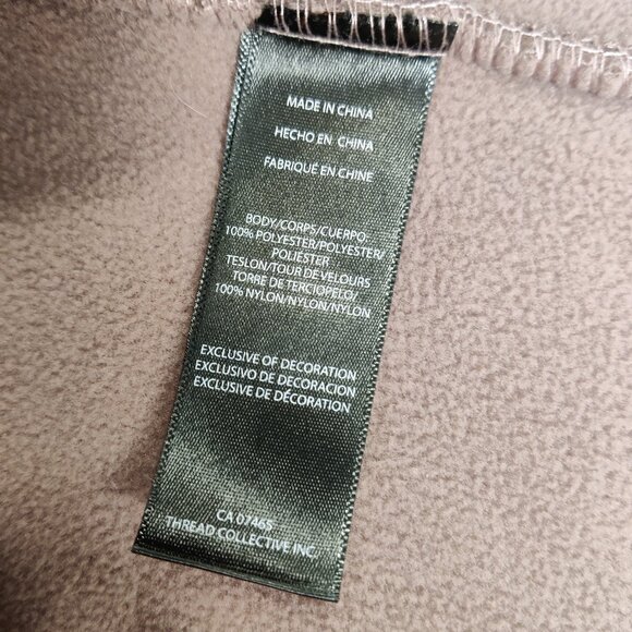 Sierra Designs Women's Vest Size L Mauve Taupe Fleece Warm Fall Casual Outerwear - Picture 9 of 9